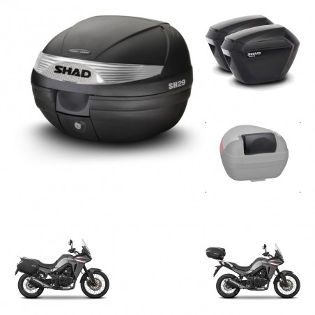 SHAD Maletas sh23 + soporte montaje baul SH29 accesorios KIT-470774