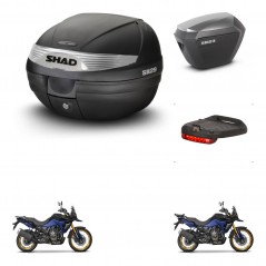 SHAD SH23 alu suitcases + mounting bracket SH29 trunk accessories KIT-470789