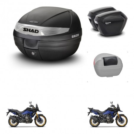 SHAD Maletas sh23 + soporte montaje baul SH29 accesorios KIT-470790