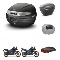 SHAD SH23 alu suitcases + mounting bracket SH29 trunk accessories KIT-470793