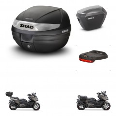 SHAD SH23 alu suitcases + mounting bracket SH29 trunk accessories KIT-470805
