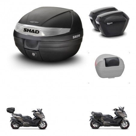 SHAD Maletas sh23 + soporte montaje baul SH29 accesorios KIT-470806