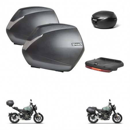 SHAD Baul maleta + soporte montaje maletas SH36 accesorios KIT-471664