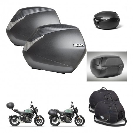 SHAD Baul maleta + soporte montaje maletas SH36 accesorios KIT-471671