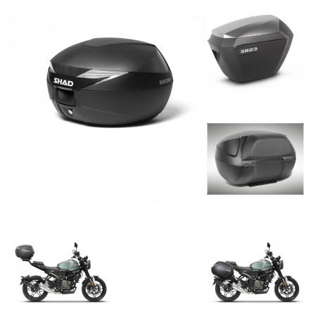 SHAD Maletas sh23 alu + soporte montaje Baul maleta accesorios KIT-471675