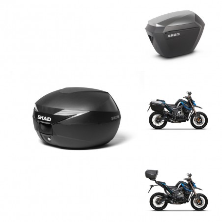 SHAD Maletas sh23 alu + soporte montaje Baul maleta KIT-471687