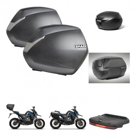 SHAD Baul maleta + soporte montaje maletas SH36 accesorios KIT-471700