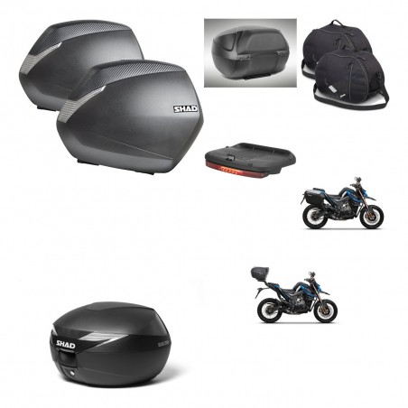 SHAD Baul maleta + soporte montaje maletas SH36 accesorios KIT-471701
