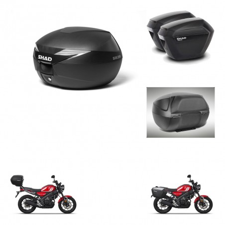 SHAD Maletas sh23 + soporte montaje Baul maleta accesorios KIT-471720