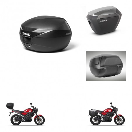 SHAD Maletas sh23 alu + soporte montaje Baul maleta accesorios KIT-471723