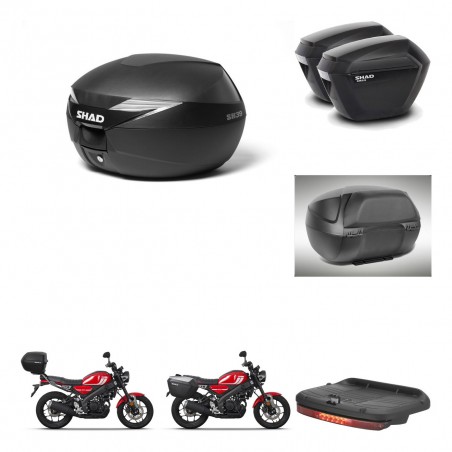 SHAD Maletas sh23 + soporte montaje Baul maleta accesorios KIT-471726