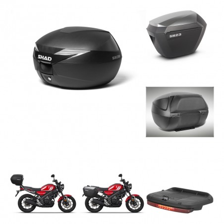 SHAD Maletas sh23 alu + soporte montaje Baul maleta accesorios KIT-471729