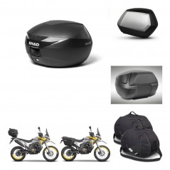 SHAD Maletas SH35 PREMIUM + soporte montaje Baul maleta accesorios KIT-471794