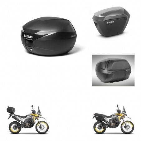 SHAD Maletas sh23 alu + soporte montaje Baul maleta accesorios KIT-471795