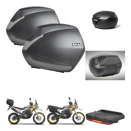 SHAD Baul maleta + soporte montaje maletas SH36 accesorios KIT-471796