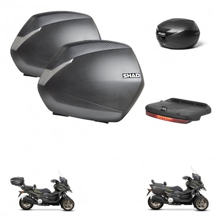 SHAD Baul maleta + soporte montaje maletas SH36 accesorios KIT-471856