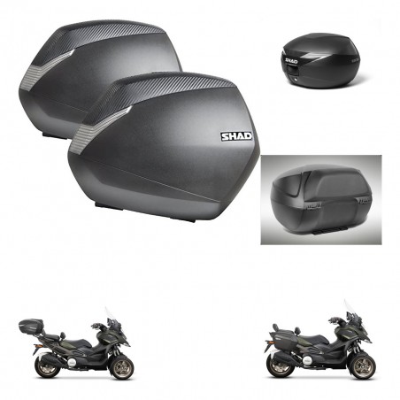 SHAD Baul maleta + soporte montaje maletas SH36 accesorios KIT-471862