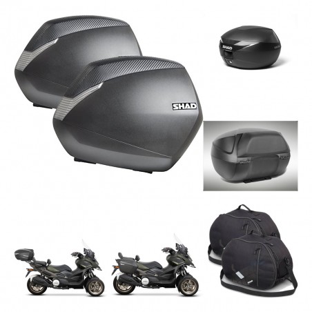 SHAD Baul maleta + soporte montaje maletas SH36 accesorios KIT-471863