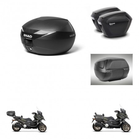 SHAD SH23 suitcases + mounting bracket suitcase trunk accessories KIT-471864