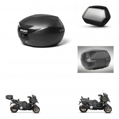SHAD Maletas SH35 PREMIUM + soporte montaje Baul maleta accesorios KIT-471865