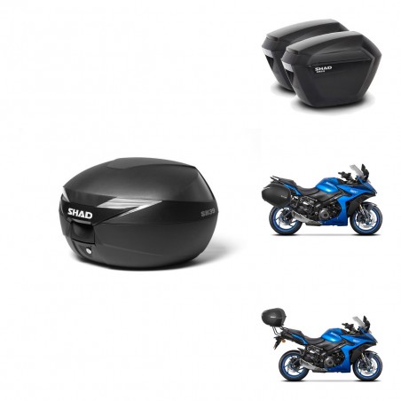 SHAD Maletas sh23 + soporte montaje Baul maleta KIT-471876