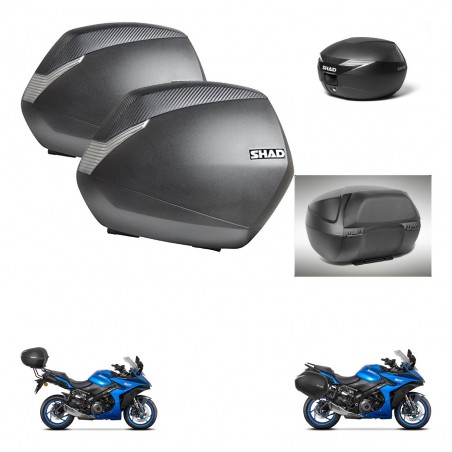 SHAD Baul maleta + soporte montaje maletas SH36 accesorios KIT-471886