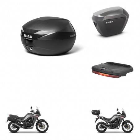 SHAD Maletas sh23 alu + soporte montaje Baul maleta accesorios KIT-471933