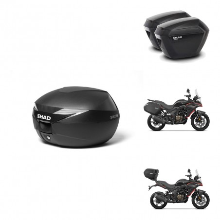 SHAD SH23 suitcases + mounting bracket suitcase trunk KIT-471948