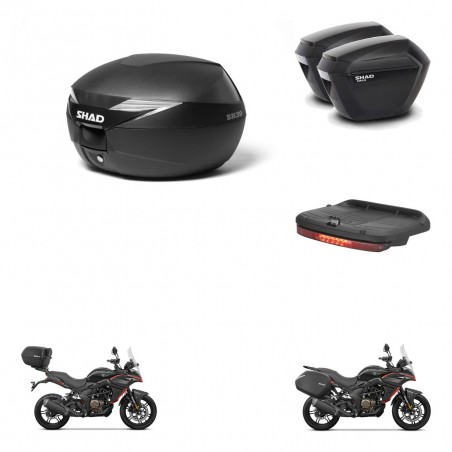 SHAD Maletas sh23 + soporte montaje Baul maleta accesorios KIT-471954