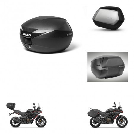 SHAD Maletas SH35 PREMIUM + soporte montaje Baul maleta accesorios KIT-471961