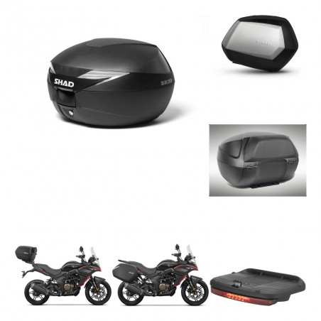 SHAD Maletas SH35 PREMIUM + soporte montaje Baul maleta accesorios KIT-471967