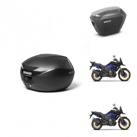 SHAD Maletas sh23 alu + soporte montaje Baul maleta KIT-471975