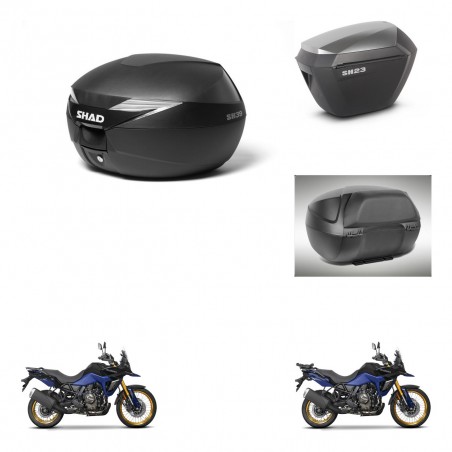 SHAD Maletas sh23 alu + soporte montaje Baul maleta accesorios KIT-471987