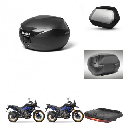 SHAD Maletas SH35 PREMIUM + soporte montaje Baul maleta accesorios KIT-471991