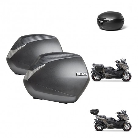 SHAD Baul maleta + soporte montaje maletas SH36 KIT-472018