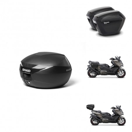 SHAD Maletas sh23 + soporte montaje Baul maleta KIT-472020