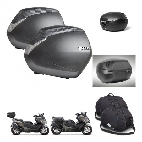 SHAD Baul maleta + soporte montaje maletas SH36 accesorios KIT-472031
