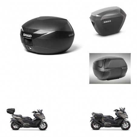 SHAD Maletas sh23 alu + soporte montaje Baul maleta accesorios KIT-472035