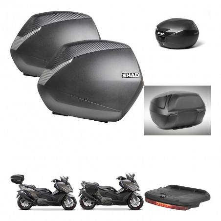 SHAD Baul maleta + soporte montaje maletas SH36 accesorios KIT-472036