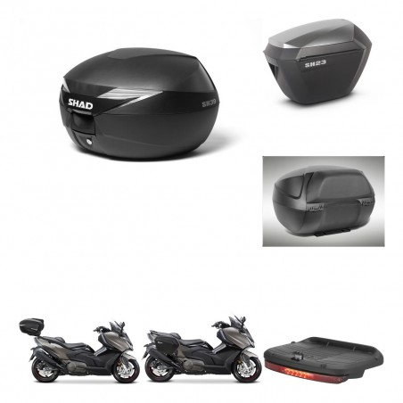 SHAD Maletas sh23 alu + soporte montaje Baul maleta accesorios KIT-472041