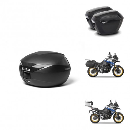 SHAD Maletas sh23 + soporte montaje Baul maleta KIT-472044