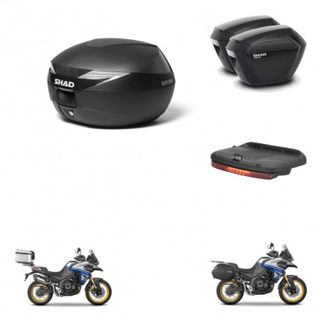 SHAD Maletas sh23 + soporte montaje Baul maleta accesorios KIT-472050