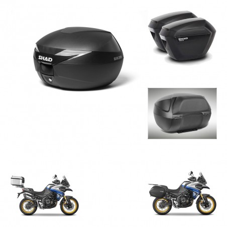 SHAD Maletas sh23 + soporte montaje Baul maleta accesorios KIT-472056