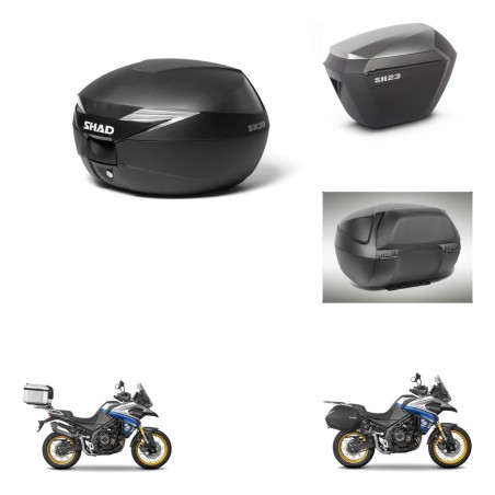 SHAD Maletas sh23 alu + soporte montaje Baul maleta accesorios KIT-472059