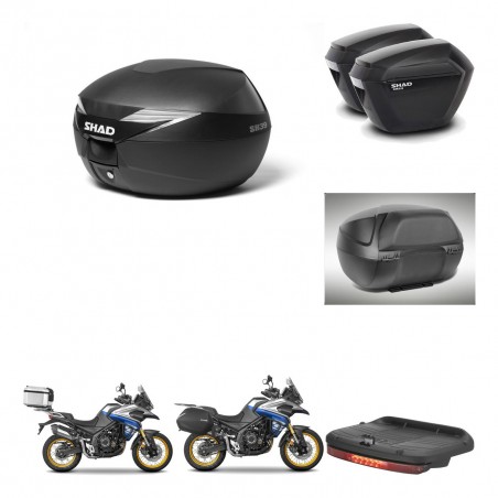SHAD Maletas sh23 + soporte montaje Baul maleta accesorios KIT-472062