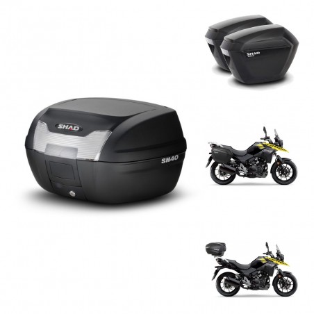 SHAD Maletas sh23 + soporte montaje baul SH40 KIT-472066