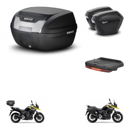 SHAD Maletas sh23 + soporte montaje baul SH40 accesorios KIT-472068