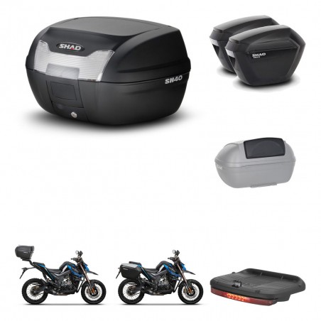 SHAD Maletas sh23 + soporte montaje baul SH40 accesorios KIT-472088