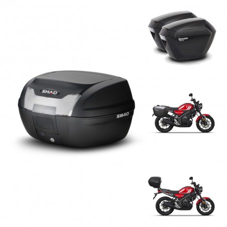 SHAD Maletas sh23 + soporte montaje baul SH40 KIT-472090