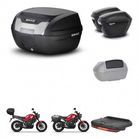 SHAD Maletas sh23 + soporte montaje baul SH40 accesorios KIT-472096